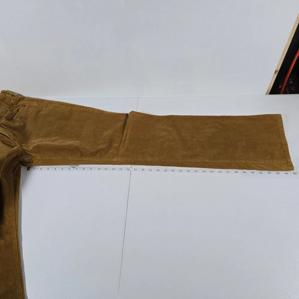 J.‎ Crew 32T Brown Corduroy Favorite Fit Pants Men's Casual 35x32
